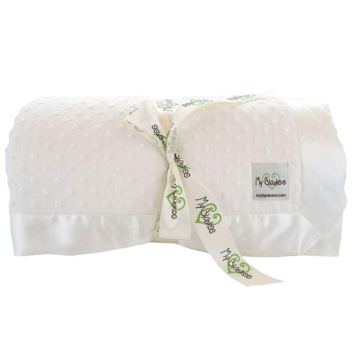 White hotsell velour blanket