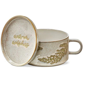 Tag Warm Wishes Soup Bowl with Lid.
