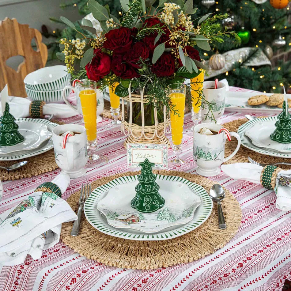 Juliska Berry & Thread Tree Place Card Holder set/4, Basil