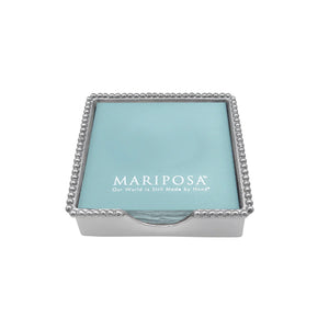 Beaded Cocktail Napkin Box with Insert