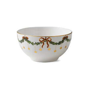 Star Fluted Christmas Bowl, 180 cl