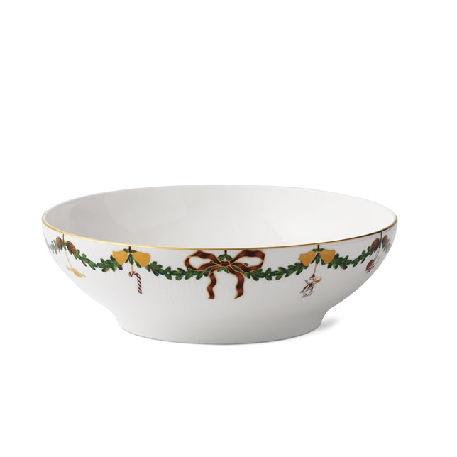 Star Fluted Christmas Bowl, 220 cl
