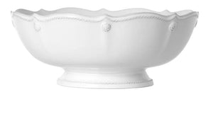 Juliska Berry & Thread 11" Footed Fruit Bowl - Whitewash