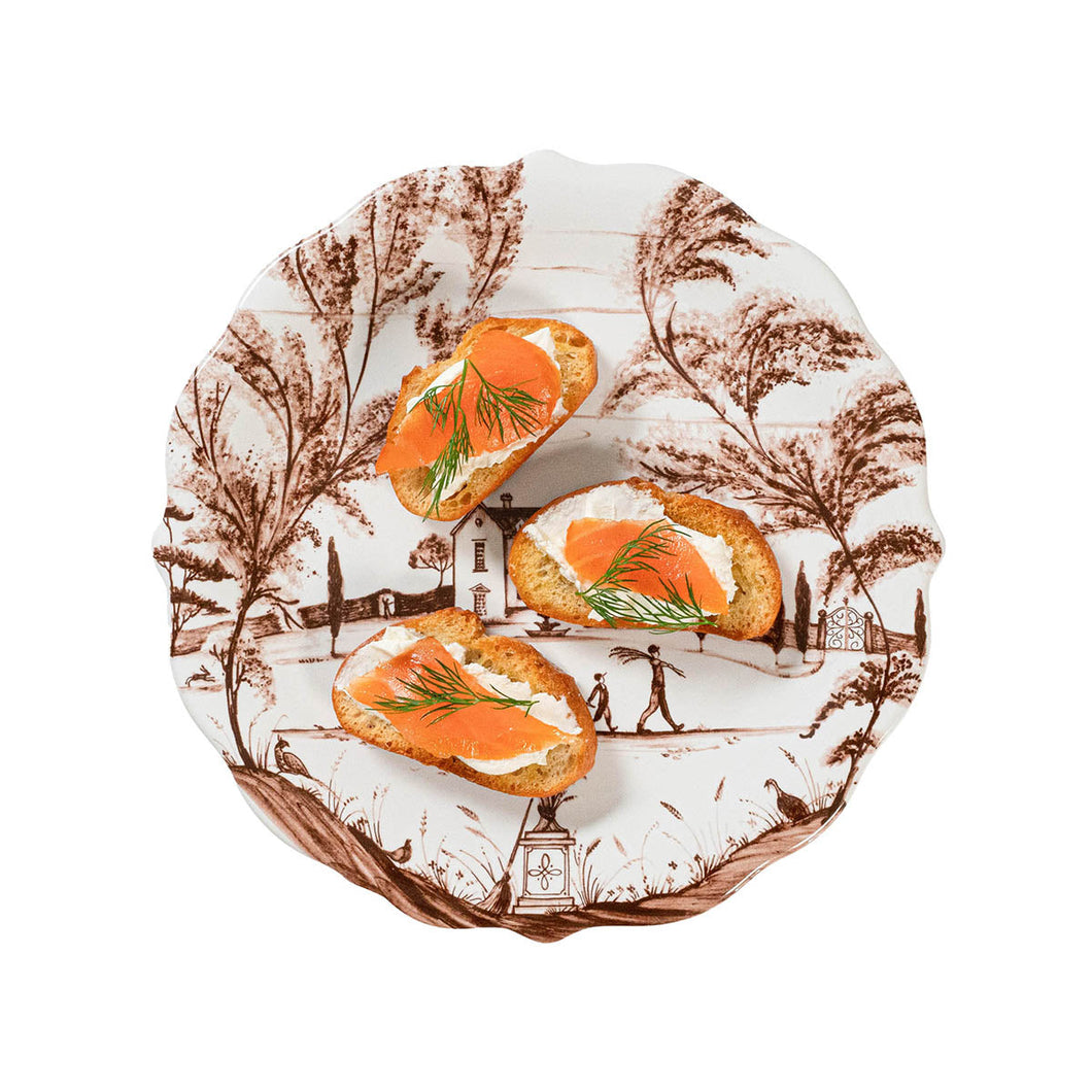 Juliska Country Estate Harvest Party Plate (Set/4 Sepia)