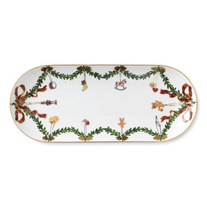 Star Fluted Christmas Dish, 39 cm