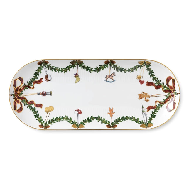 Star Fluted Christmas Dish, 39 cm