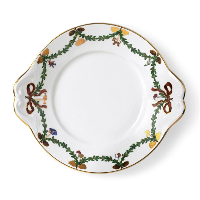Star Fluted Christmas Dish, 27 cm