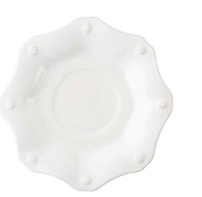 Juliska Berry & Thread Scalloped Saucer - Whitewash