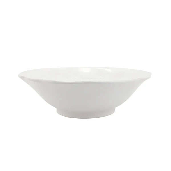 Vietri Giorno White Medium Serving Bowl