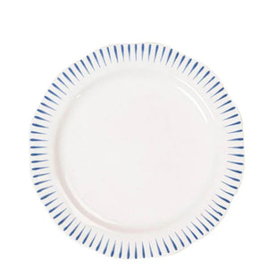 Juliska Sitio Stripe Dessert/Salad Plate - Delft Blue