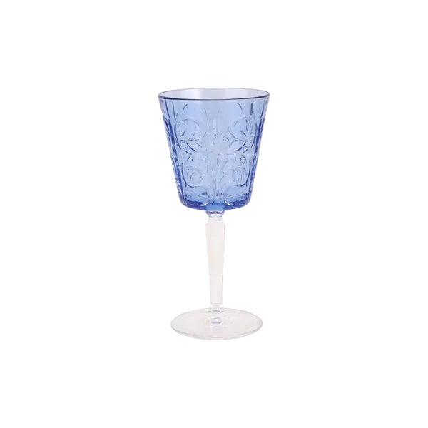 Barocco Wine Glass Cobalt