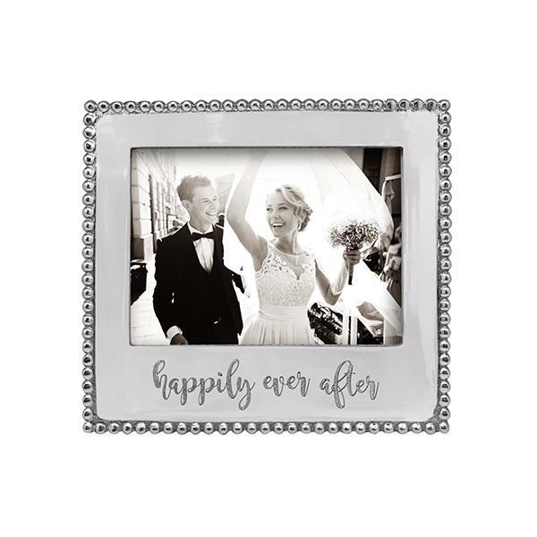 Mariposa HAPPILY EVER AFTER... Beaded 5x7 Frame