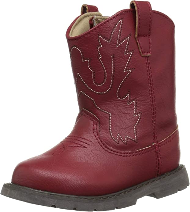 Baby Deer Boots- Red Size 5