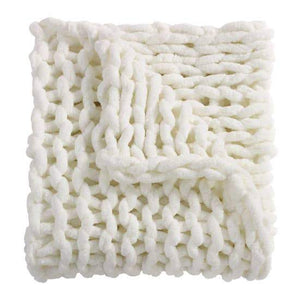 Chain Link Throw, Ivory