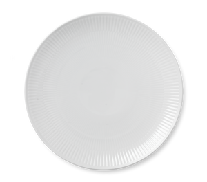 Royal Copenhagen White Fluted Dinner Plate Coupe