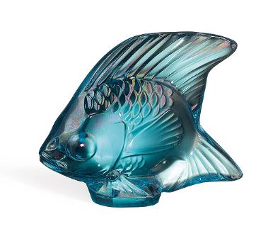 Lalique Single Fish Sculpture – Vonda's Gifts