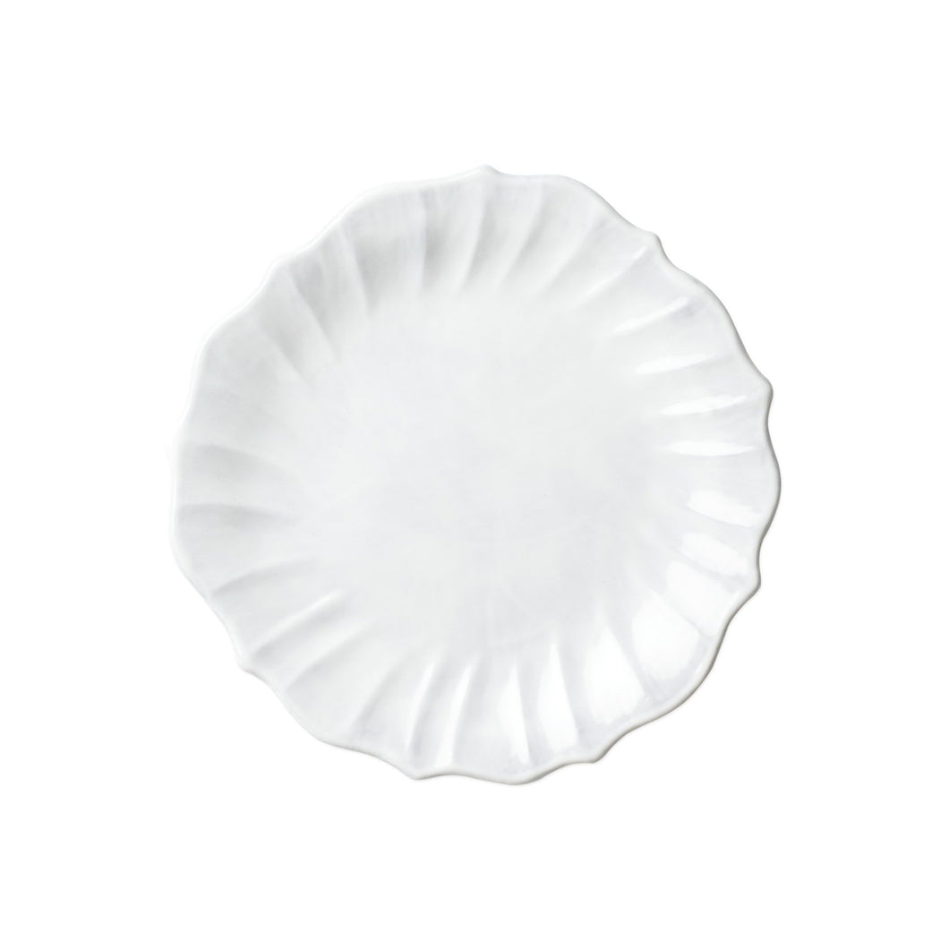 Vietri Incanto Stone Ruffle Salad Plate