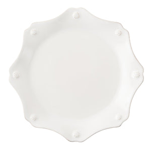 Juliska Berry & Thread Whitewash Scalloped Dessert/Salad Plate