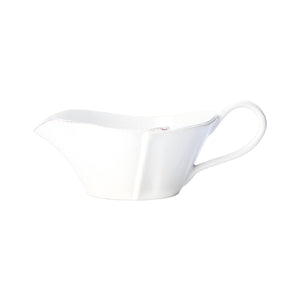 Vietri Lastra White Gravy Boat