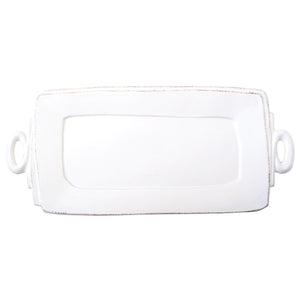 Vietri Lastra Handled Rectangular Platter