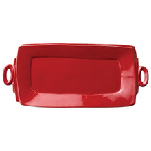 Load image into Gallery viewer, Vietri Lastra Handled Rectangular Platter
