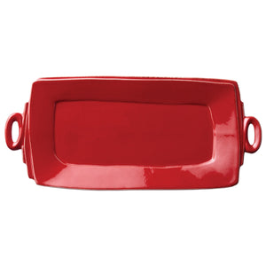Vietri Lastra Handled Rectangular Platter
