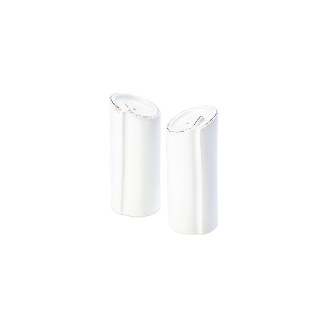 Vietri Lastra White Salt & Pepper
