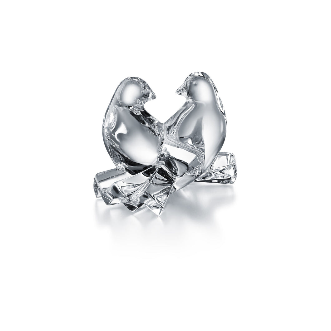 Baccarat Loving Doves, Clear