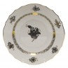 Herend Chinese Boquet Black Salad Plate