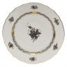 Herend Chinese Boquet Black Dinner Plate