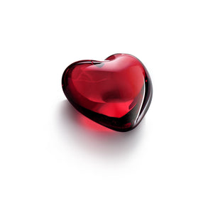 Baccarat Puffed Heart, Red