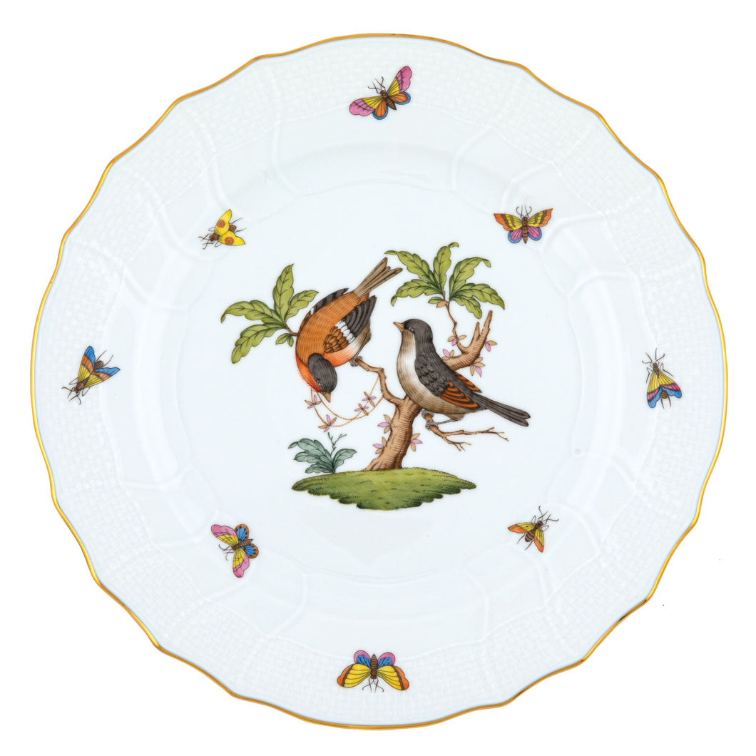 Herend Rothschild Bird Dinner Plate 12