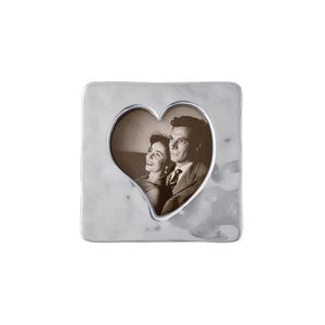 Mariposa Small Square Open Heart Picture Frame