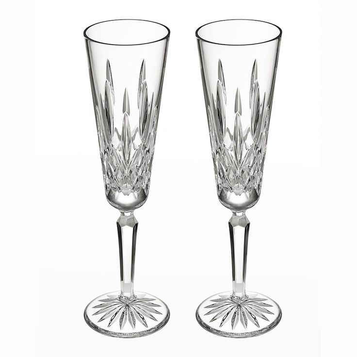 Waterford Lismore Tall Flutes set of 2