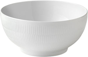 Royal Copenhagen White Fluted Bowl 9.5"