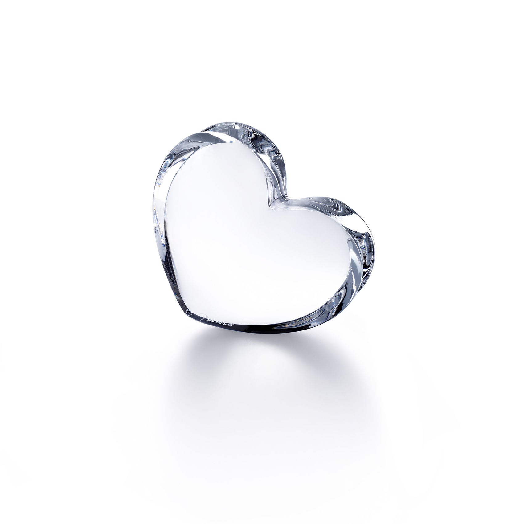 Baccarat Puffed Heart - Clear